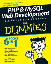 Cover of: PHP & MySQL Web Development All-in-One Desk Reference For Dummies (For Dummies (Computer/Tech)) by Janet Valade, John Gosney