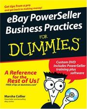 Cover of: eBayPowerSeller Business Practices For Dummies