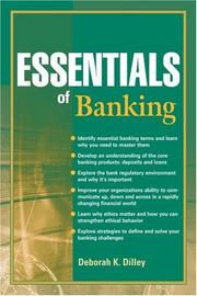Cover of: Essentials of Banking | Deborah Dilley