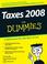 Cover of: Taxes 2008 For Dummies (For Dummies (Business & Personal Finance))