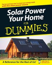 Cover of: Solar Power Your Home For Dummies (For Dummies (Home & Garden))
