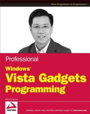 Cover of: Professional Windows Vista Gadgets Programming (Programmer to Programmer)