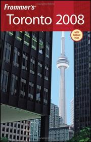 Cover of: Frommer's Toronto 2008 (Frommer's Complete)