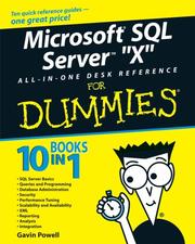 Cover of: Microsoft SQL Server 2008 All-in-One Desk Reference For Dummies (For Dummies (Computer/Tech)) | Robert D. Schneider