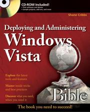 Cover of: Deploying and Administering Windows Vista Bible
