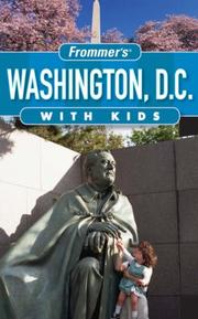 Cover of: Frommer's Washington D.C. with Kids (Frommer's With Kids)