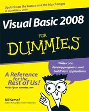 Cover of: Visual Basic 2008 For Dummies (For Dummies (Computer/Tech))