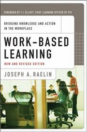 Cover of: Work-Based Learning by Joseph A. Raelin