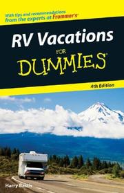 Cover of: RV Vacations For Dummies (Dummies Travel) by Harry Basch, Shirley Slater