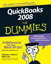 Cover of: QuickBooks 2008 For Dummies