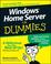 Cover of: Windows Home Server For Dummies