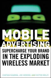 Cover of: Mobile Advertising by Chetan Sharma, Joe Herzog, Victor Melfi