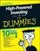 Cover of: High-Powered Investing All-In-One For Dummies (For Dummies (Business & Personal Finance))