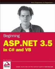 Beginning ASP.NET 3.5 by Imar Spaanjaars
