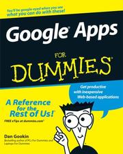 Google Apps for dummies by Ryan Teeter