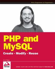 Cover of: PHP and MySQL by M. E. Psinas