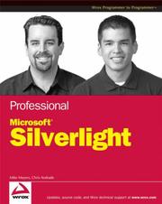 Cover of: Professional Silverlight 2.0 by Michael Meyers, Chris Andrade