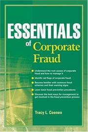 Essentials of Corporate Fraud by Tracy Coenen