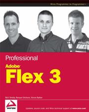 Cover of: Professional Adobe Flex 3 | Rich Tretola