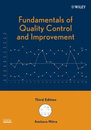 Cover of: Fundamentals of Quality Control and Improvement