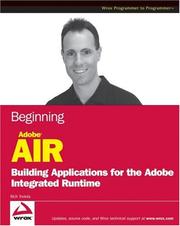 Cover of: Beginning AIR: Building Applications for the Adobe Integrated Runtime