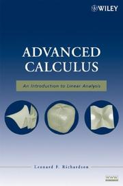 Cover of: Advanced Calculus by Leonard F. Richardson, Leonard F. Richardson