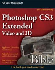 Cover of: Photoshop CS3 Extended Video and 3D Bible