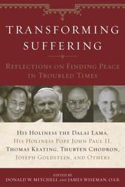 Cover of: Transforming Suffering by Donald W. Mitchell, James Wiseman