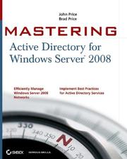 Cover of: Mastering Active Directory for Windows Server 2008 (Mastering)