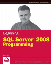 Cover of: Beginning Microsoft SQL Server 2008 Programming by Robert Vieira