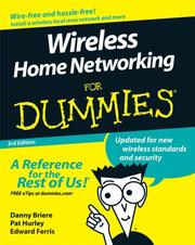 Cover of: Wireless Home Networking For Dummies (Wireless Home Networking for Dummies) by Danny Briere, Pat Hurley, Edward Ferris