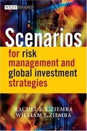Cover of: Scenarios for Risk Management and Global Investment Strategies (The Wiley Finance Series)
