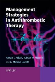 Cover of: Management Strategies in Antithrombotic Therapy