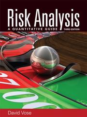 Cover of: Risk Analysis by David Vose, David Vose