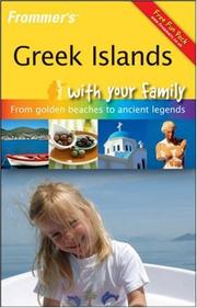 Greek Islands With Your Family (Frommers With Your Family Series) by Jos Simon