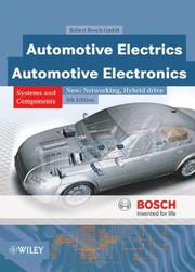 Cover of: Automotive Electrics and Automotive Electronics (Bosch Handbooks (REP))