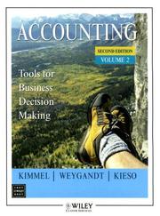 Cover of: (WS)Accounting, 2nd edition Volume II