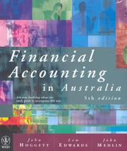 Cover of: Financial Accounting in Australia