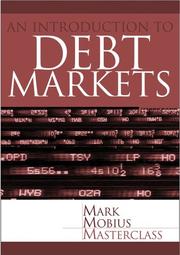 Cover of: Debt Markets (Mark Mobius Financial Insights) by Mark Mobius