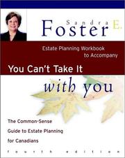 Cover of: Estate Planning Workbook by S.E. Foster