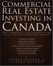 Cover of: Commercial Real Estate Investing in Canada: The Complete Reference for Real Estate Professionals