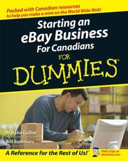 Cover of: Starting an eBay Business For Canadians For Dummies (For Dummies (Business & Personal Finance))