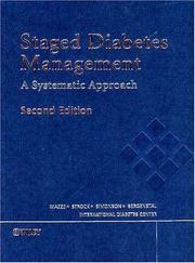 Cover of: Staged Diabetes Management by Roger Mazze, Ellie S. Strock, Gregg Simonson, Richard M. Bergenstal
