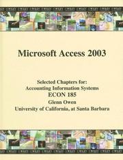 Cover of: (WCS)Microsoft Official Academic Course: Microsoft Office Access 2003 for University of California Santa Barbara (Microsoft Official Academic Course Series)