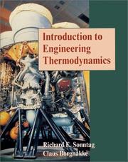 Cover of: Introduction to Engineering Thermodynamics