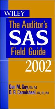 Cover of Auditor's SAS Field Guide 2002