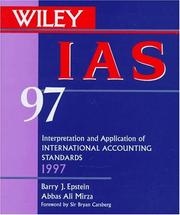 Interpretation and application of international accounting standards 1997 by Barry J. Epstein, Abbas Ali Mirza