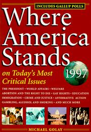 Cover of: Where America Stands 1997 (Where America Stands)