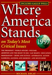 Cover of: Where America Stands 1997 (Where America Stands) by Michael Golay