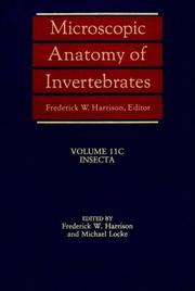 Cover of: Insecta, Volume 11C, Microscopic Anatomy of Invertebrates by 